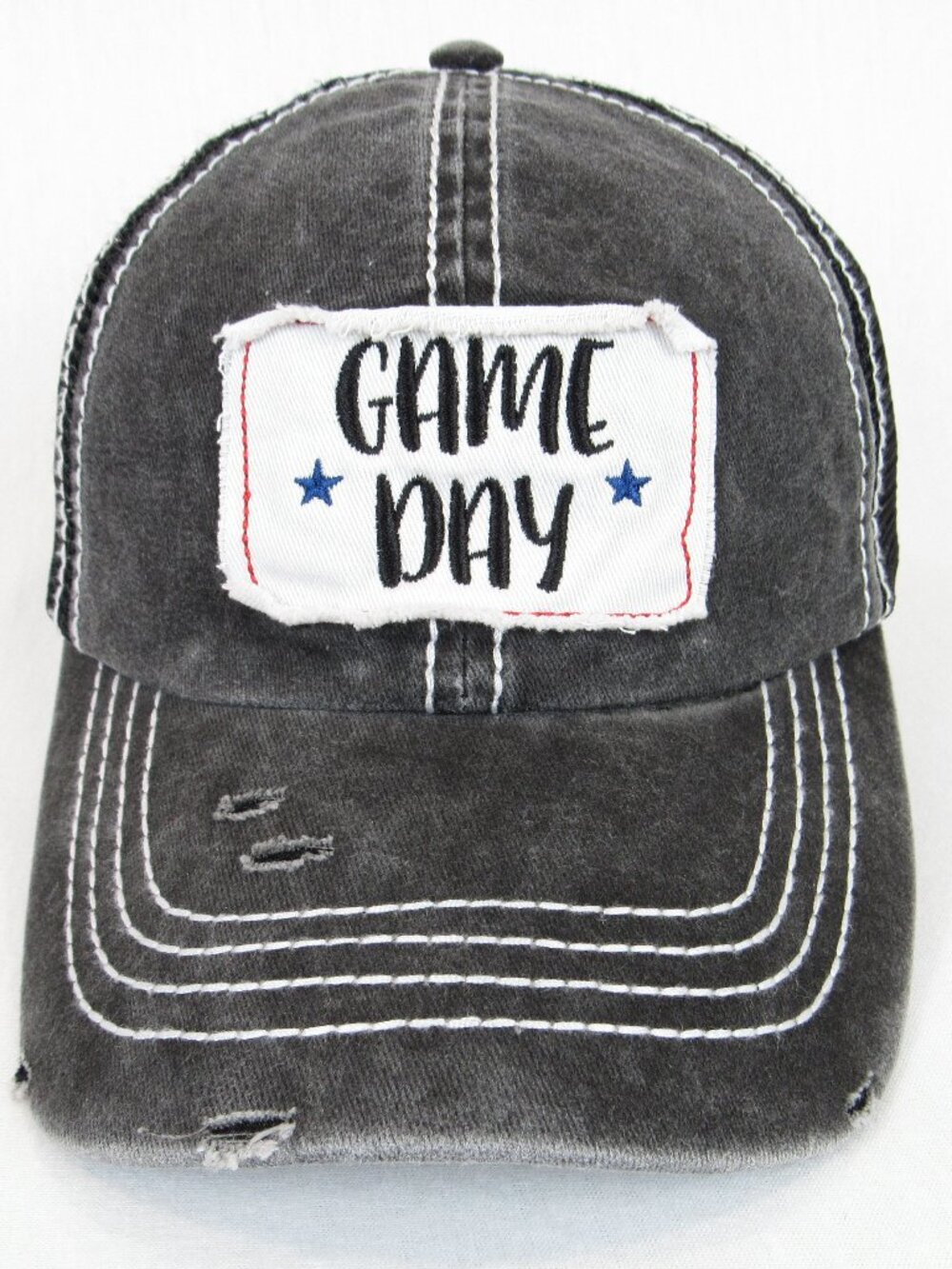 Game Day Women's Hat Snapback Distressed David and Young Adjustable Cap